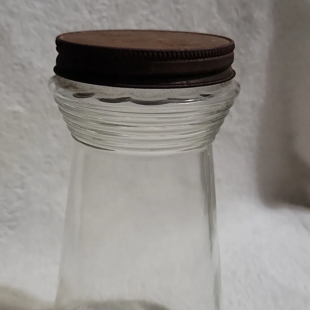 Vintage glass jar